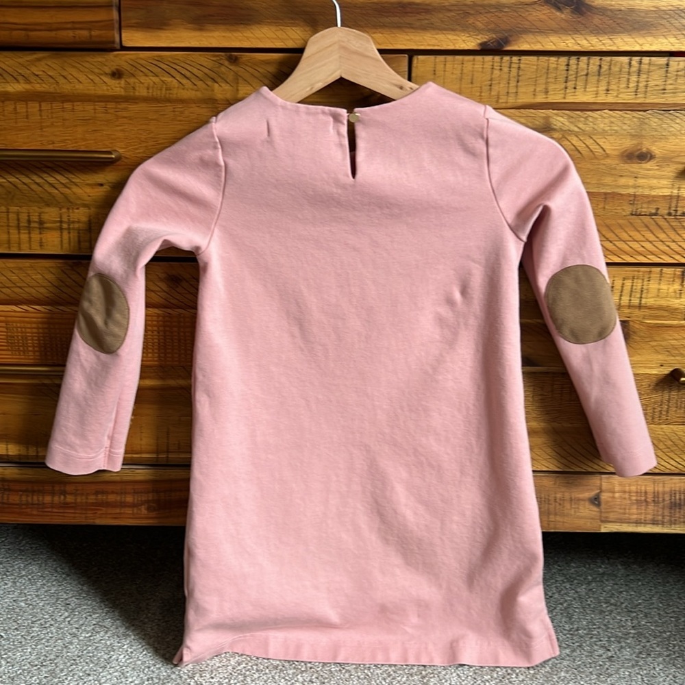 Hope & Henry Girls Quilted Ponte Riding Dress - Picture 4 of 6